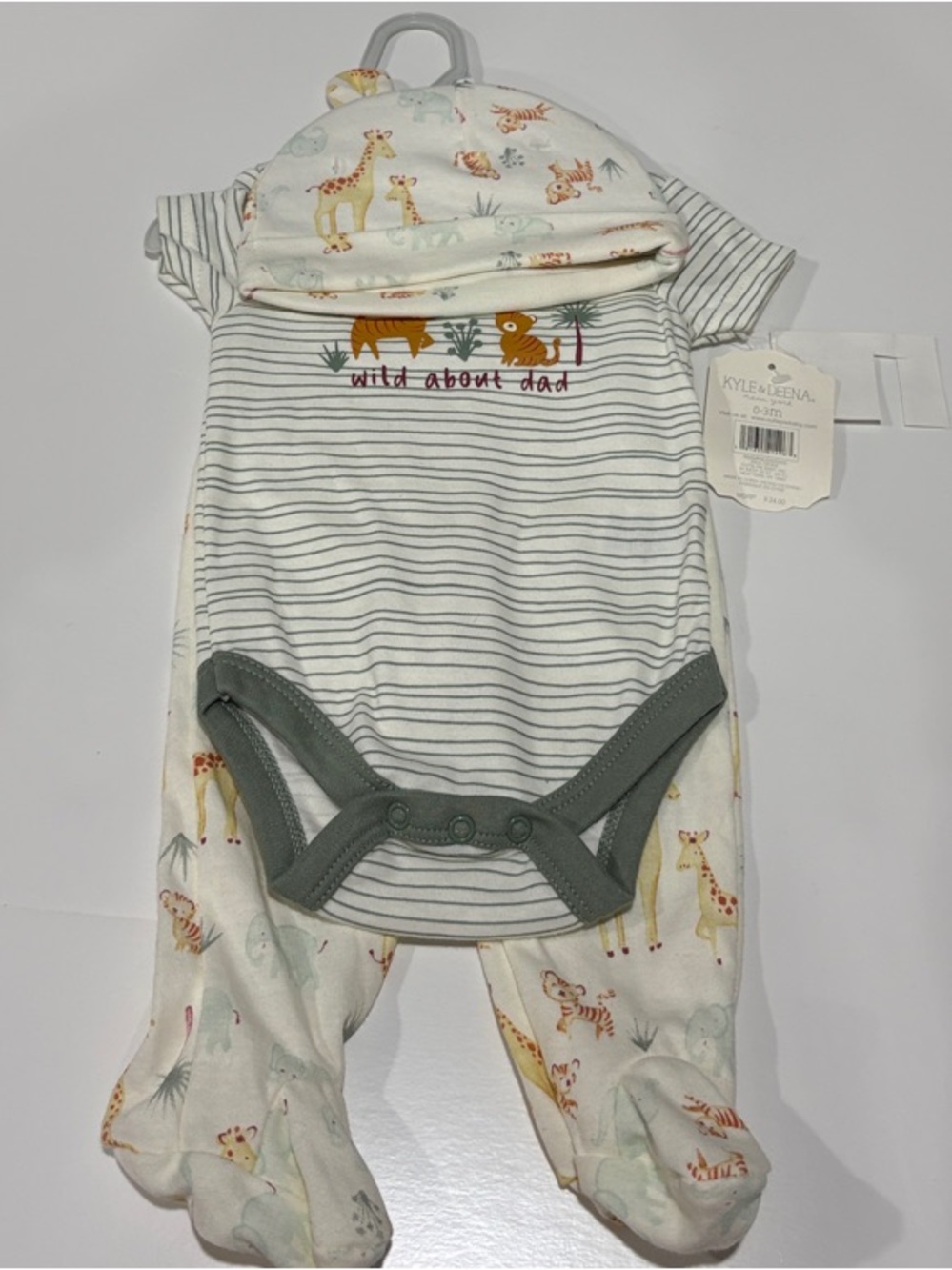 NWT Safari Baby Set